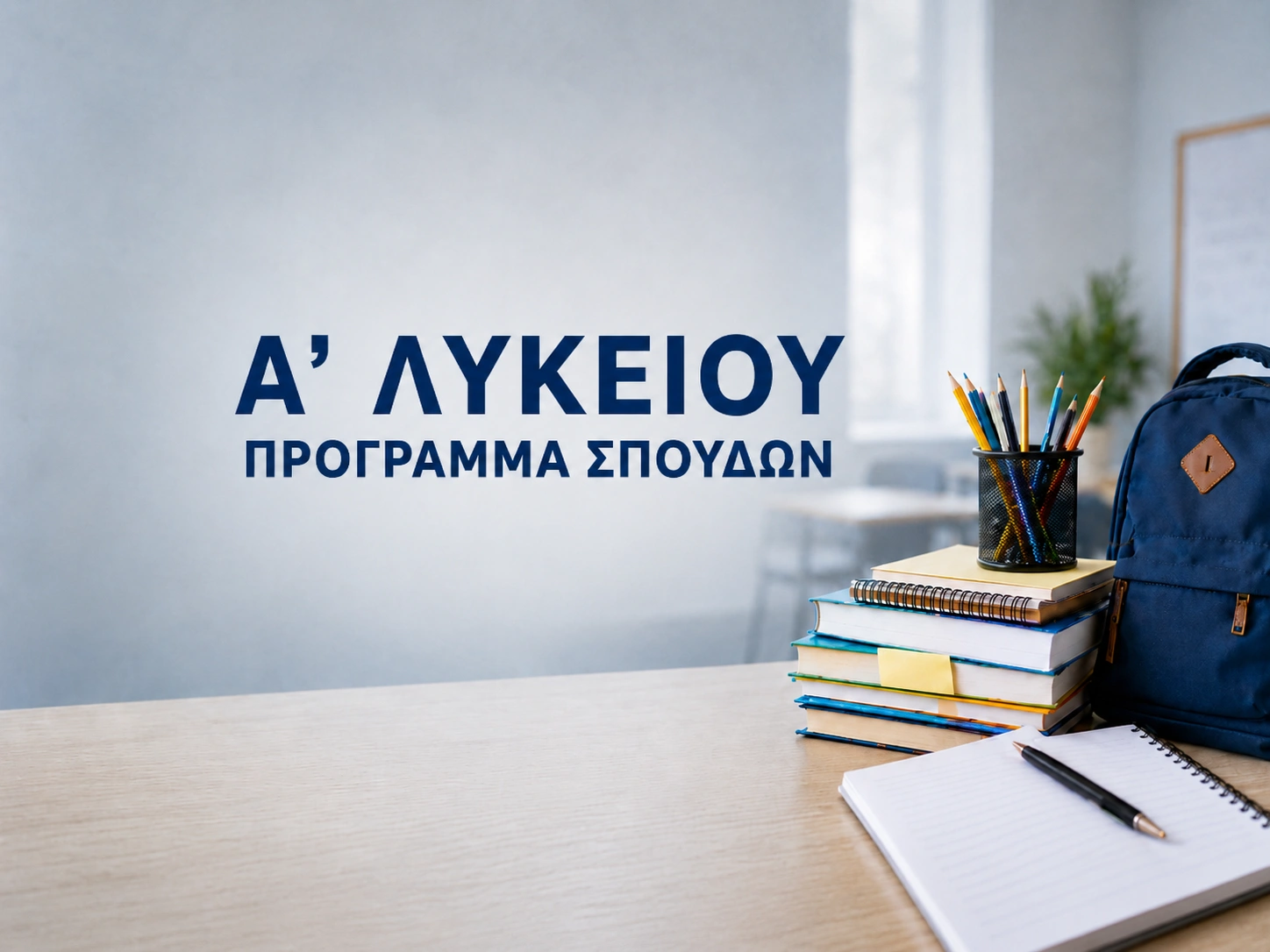 εξέλιξις 6 Α’ Λυκείου Πρόγραμμα Σπουδών